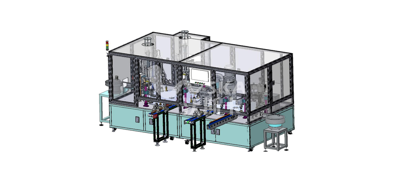 Fully automatic equipment for front and rear mounting of suspension ball head