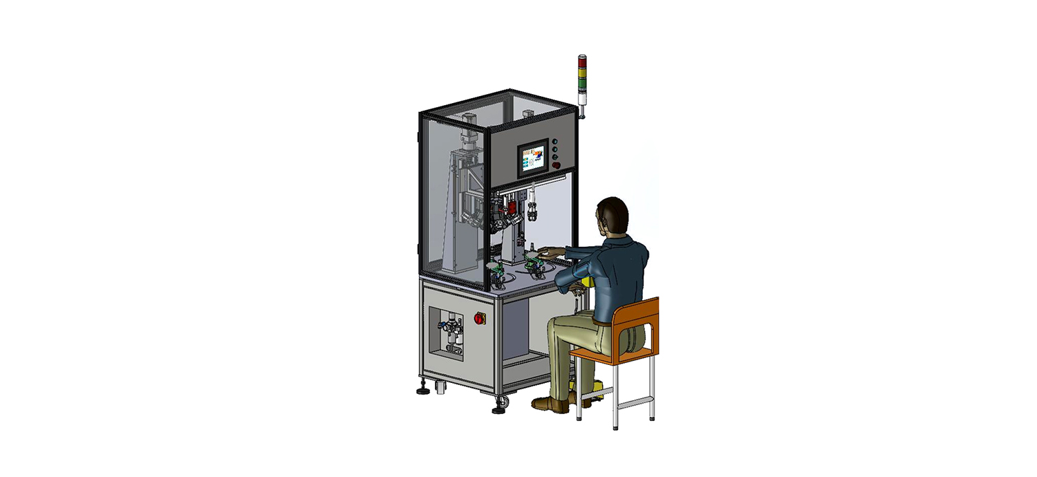 DC-16 Dustproof cap press-in equipment single machine proposal